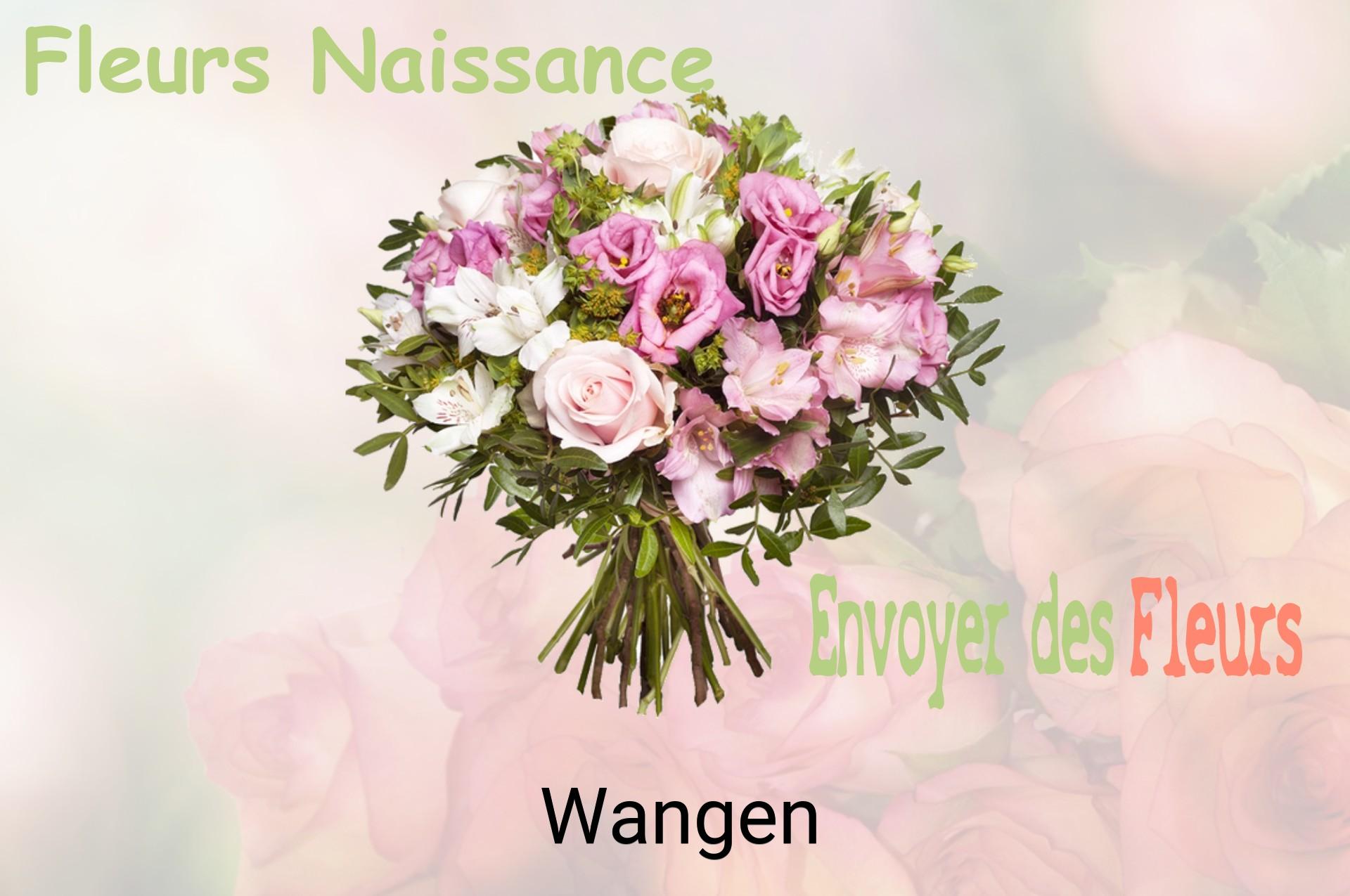 Bouquet de fleurs de naissance livré à Wangen